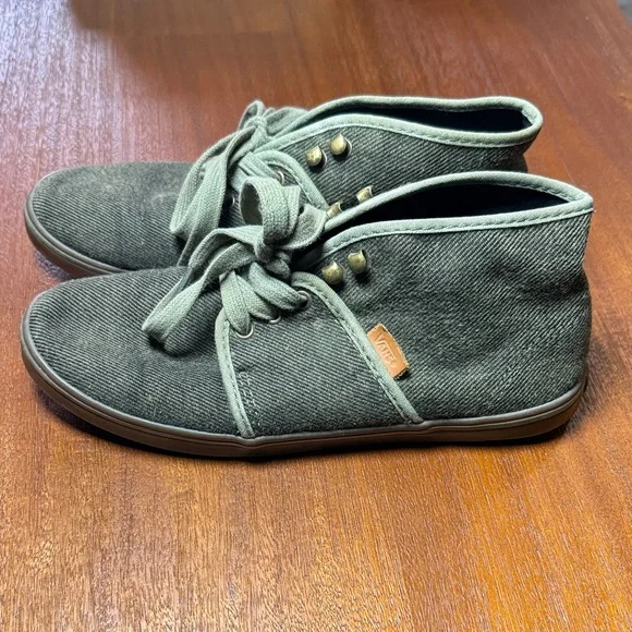 Vans Olive Green High-Top ladies Shoes - Picture 5 of 8